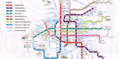 Hiroshima subway ramani